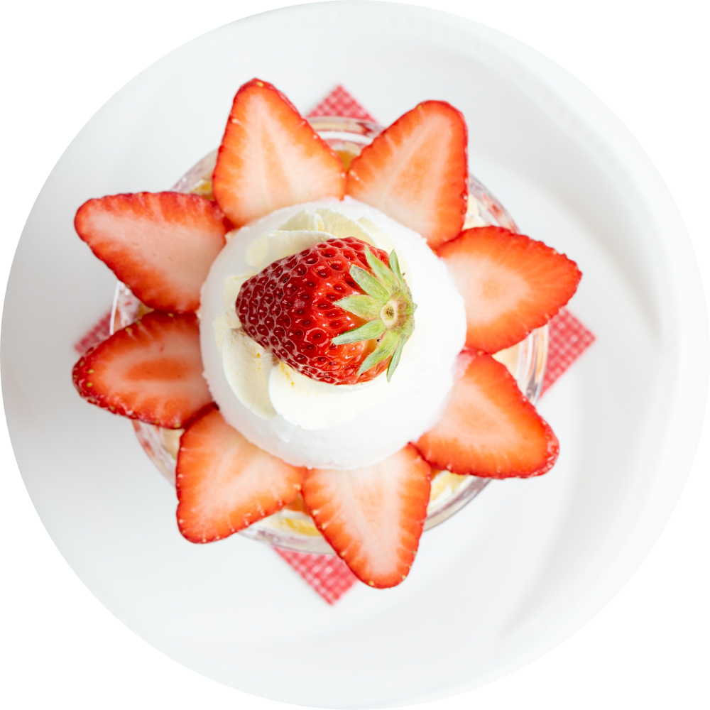 ミニいちごのフロマージュパフェ